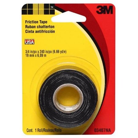 3M 3M 3407NA-BA-6 .75 x 240 in. Medium-Grade Friction Tape 812147